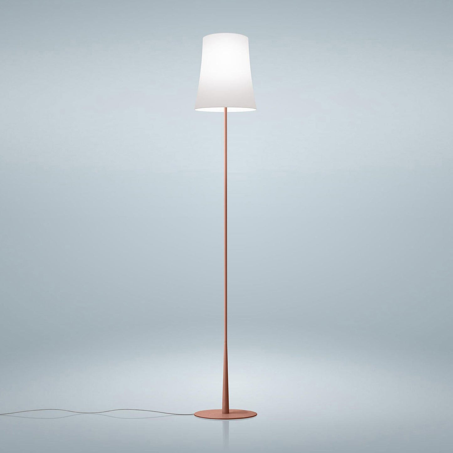 Birdie Easy LED Floor Lamp in White.