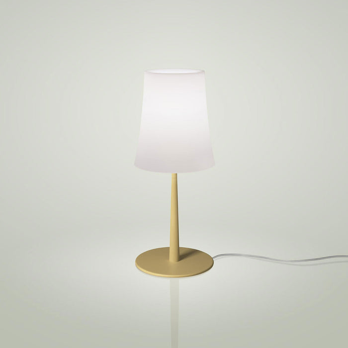 Birdie Easy LED Table Lamp in Small/Yellow.
