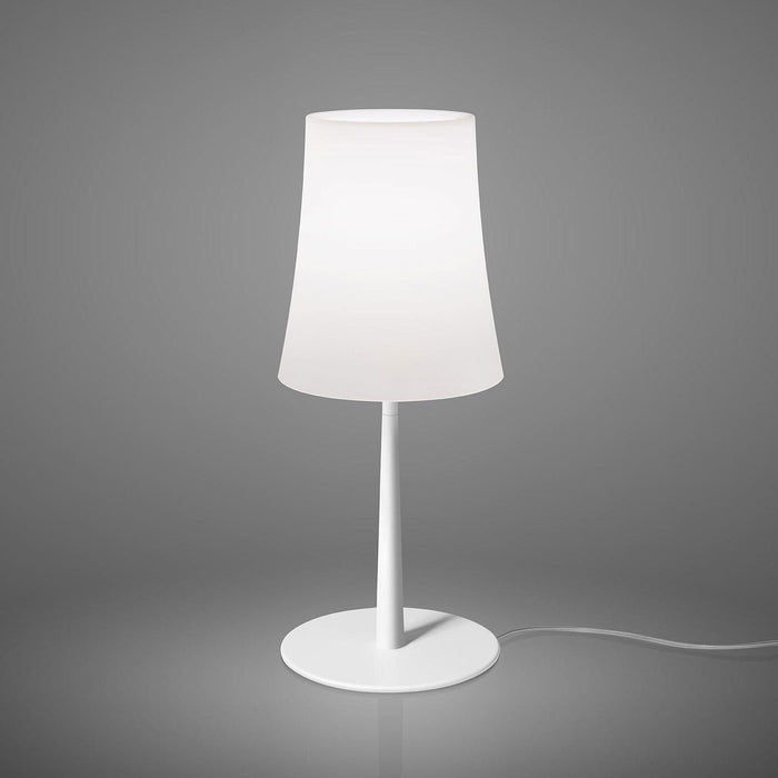 Birdie Easy LED Table Lamp in Large/White.