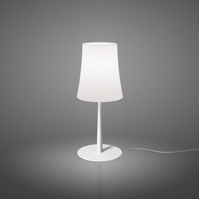 Birdie Easy LED Table Lamp in White.