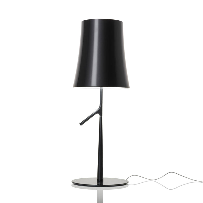 Birdie Table Lamp in Large/On/Off/Graphite.