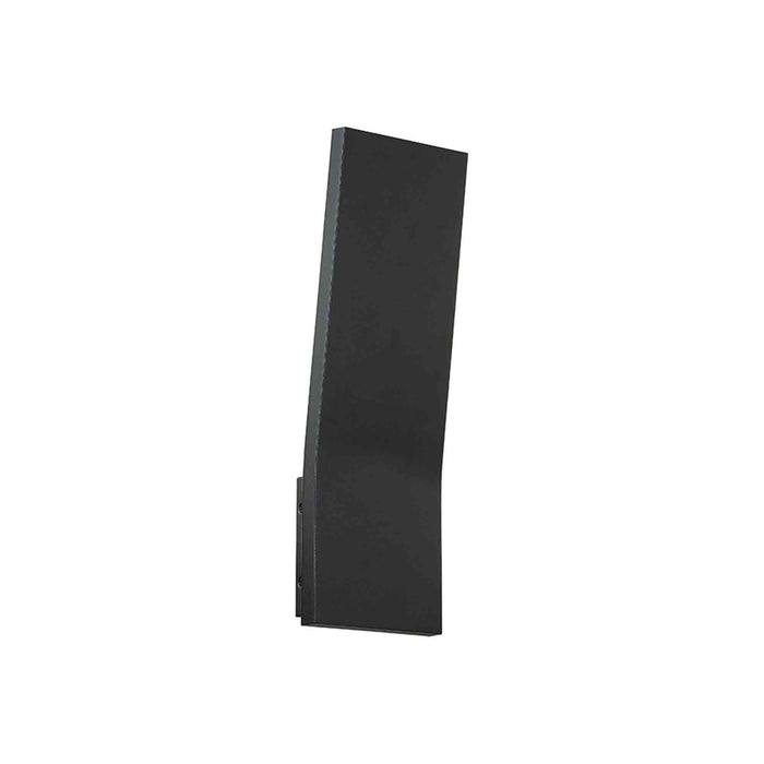 Blade Vertical Outdoor LED Wall Light in Small/Black.