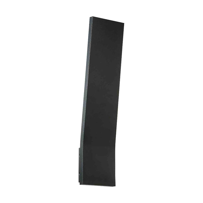 Blade Vertical Outdoor LED Wall Light in Large/Black.