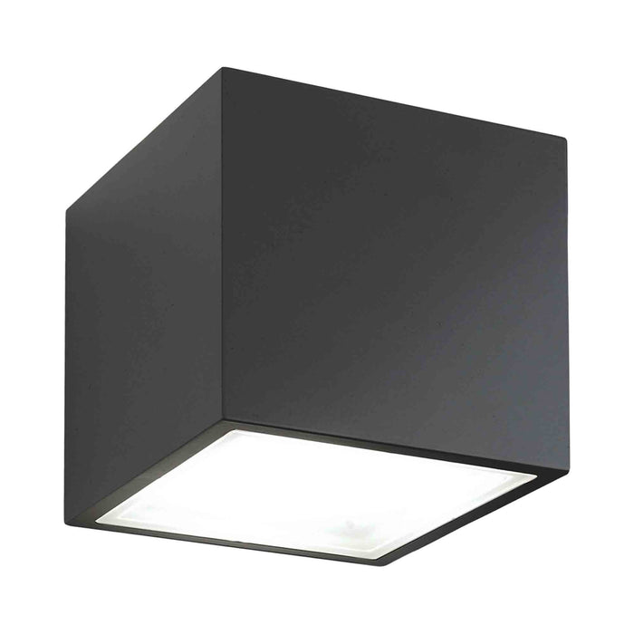 Bloc Outdoor LED Up and Down Wall Light in 1-Light/Black.