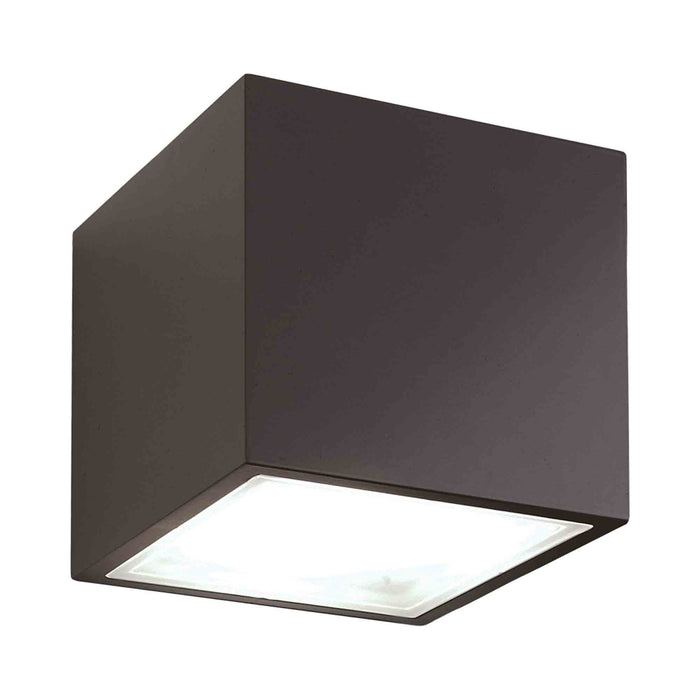 Bloc Outdoor LED Up and Down Wall Light in 1-Light/Bronze.