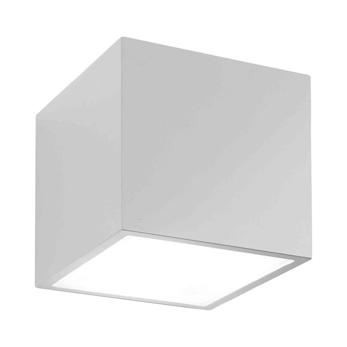 Bloc Outdoor LED Up and Down Wall Light in 1-Light/White.