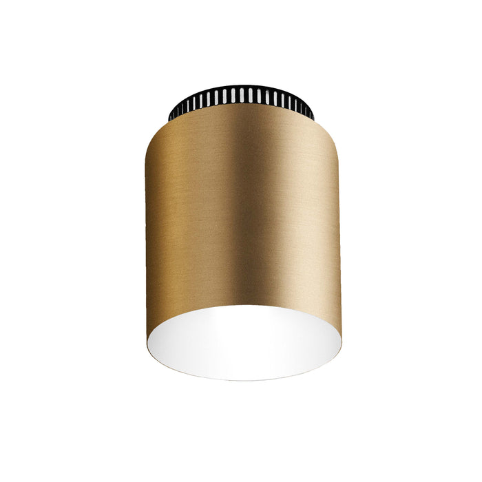 Aspen C17A Semi Flush Mount Ceiling Light in Brass.