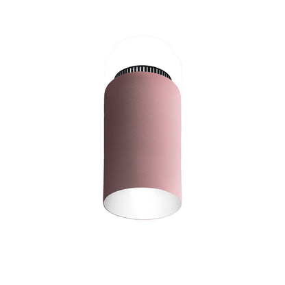Aspen C17B Semi Flush Mount Ceiling Light in Rose.