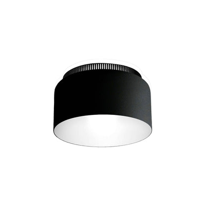 Aspen C40 Semi Flush Mount Ceiling Light in Black (Tall).