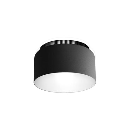 Aspen C40 Semi Flush Mount Ceiling Light in Grey (Tall).