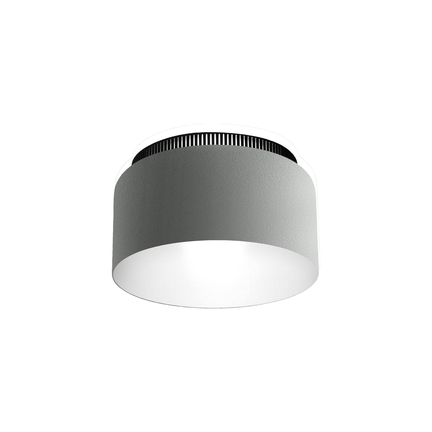 Aspen C40 Semi Flush Mount Ceiling Light in Limestone (Tall).