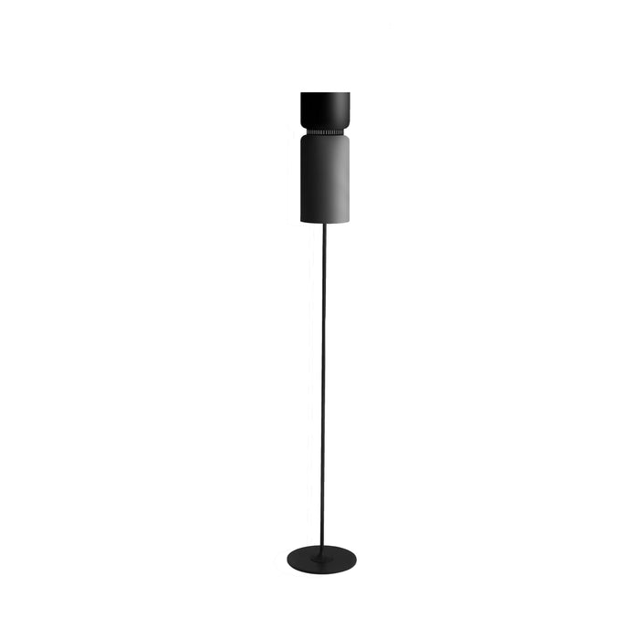 Aspen F17 Floor Lamp in Black/Grey.