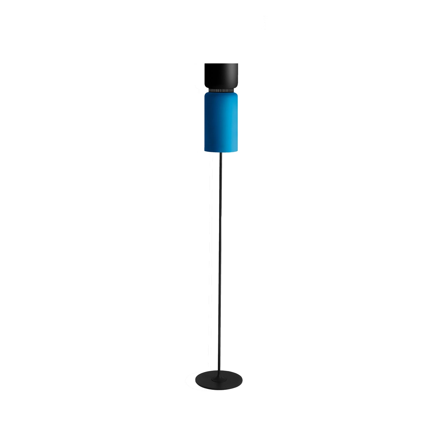 Aspen F17 Floor Lamp in Black/River.