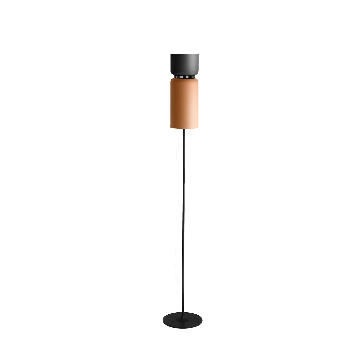 Aspen F17 Floor Lamp in Grey/Mango.