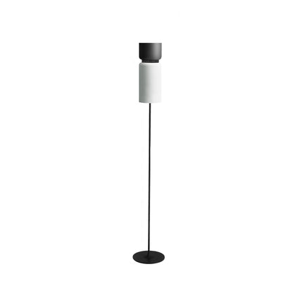 Aspen F17 Floor Lamp in Grey/Snow.