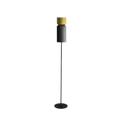 Aspen F17 Floor Lamp in Lemon/Grey.