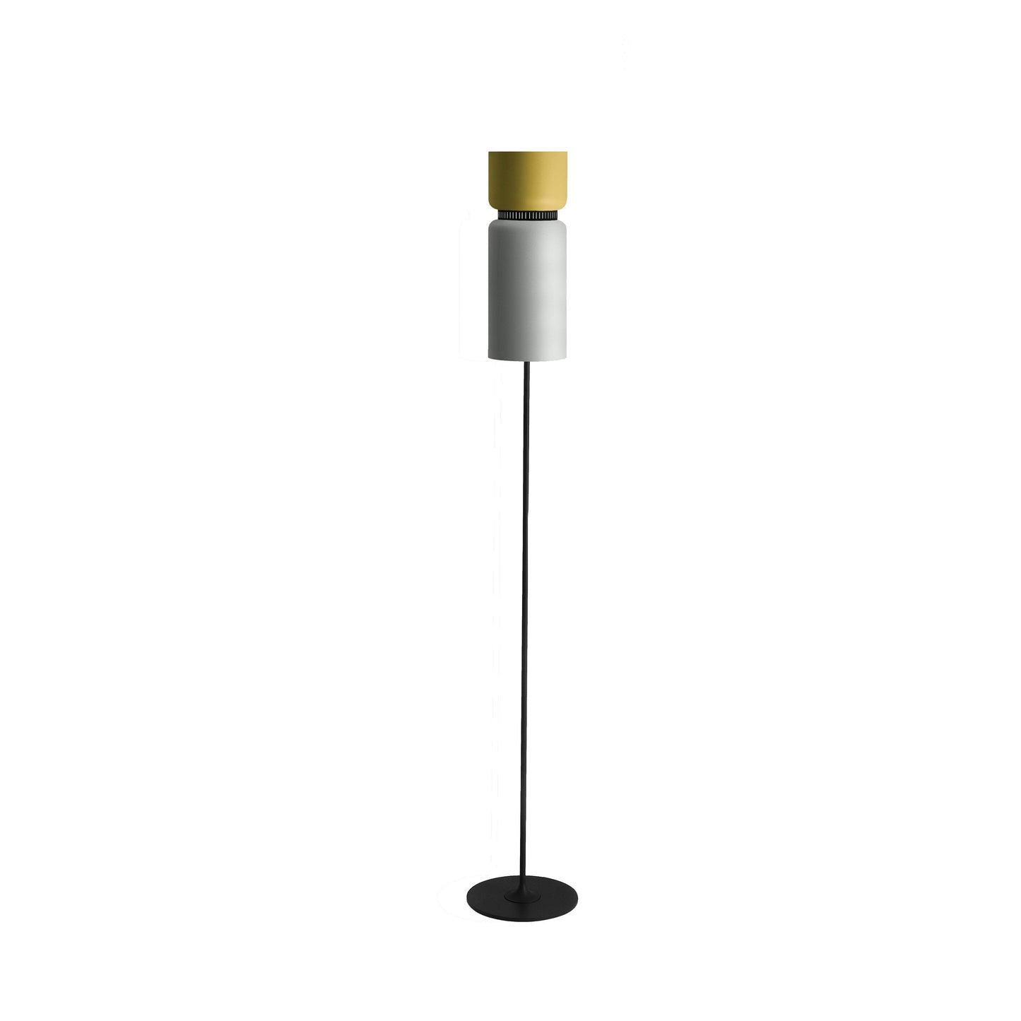 Aspen F17 Floor Lamp in Lemon/Limestone.