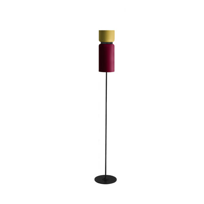Aspen F17 Floor Lamp in Lemon/Merlot.