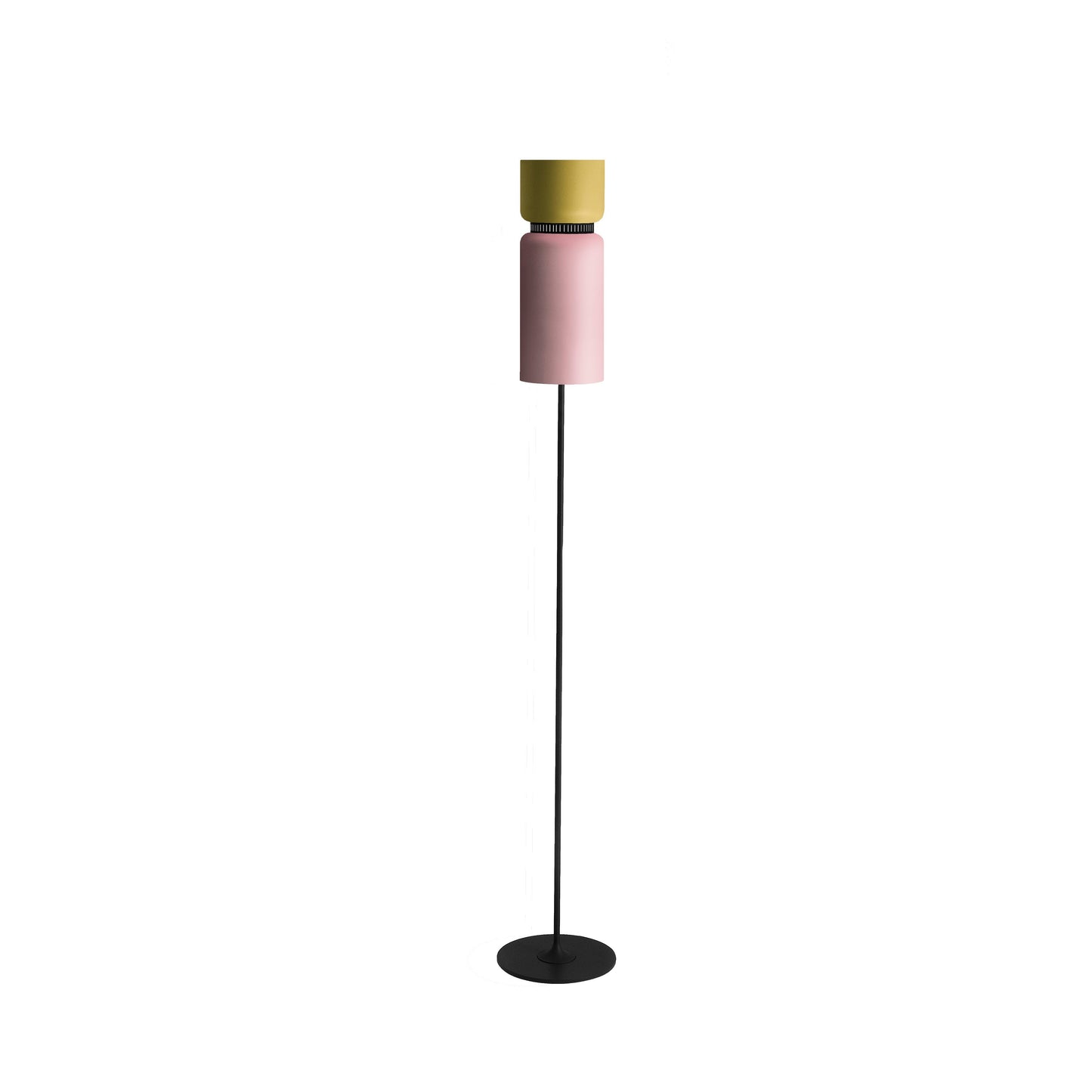 Aspen F17 Floor Lamp in Lemon/Rose.