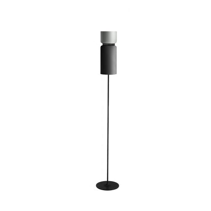 Aspen F17 Floor Lamp in Limestone/Grey.