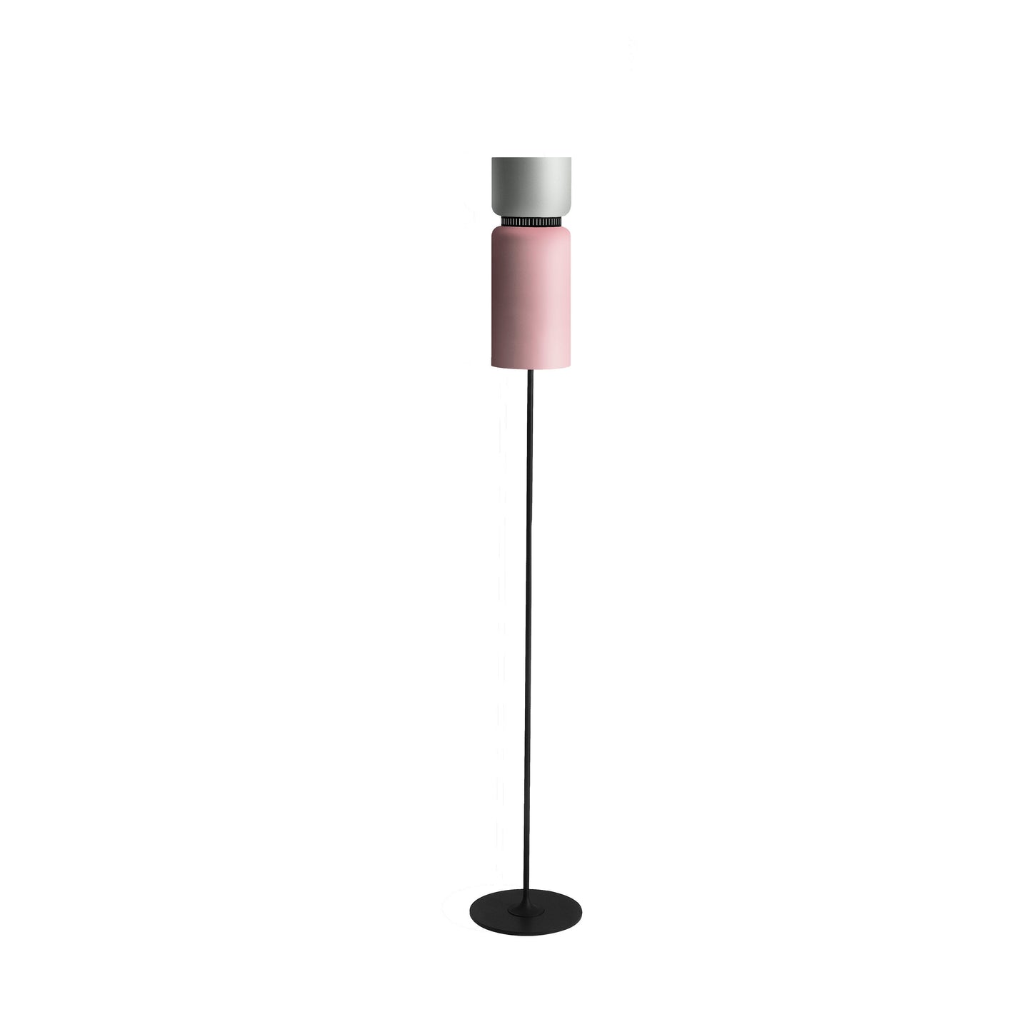 Aspen F17 Floor Lamp in Limestone/Rose.