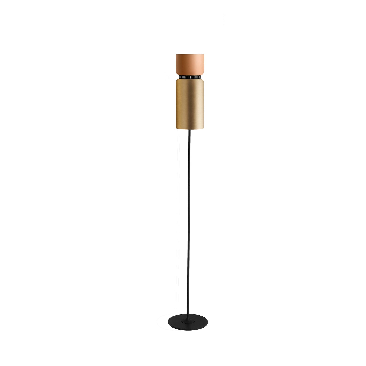 Aspen F17 Floor Lamp in Mango/Brass.