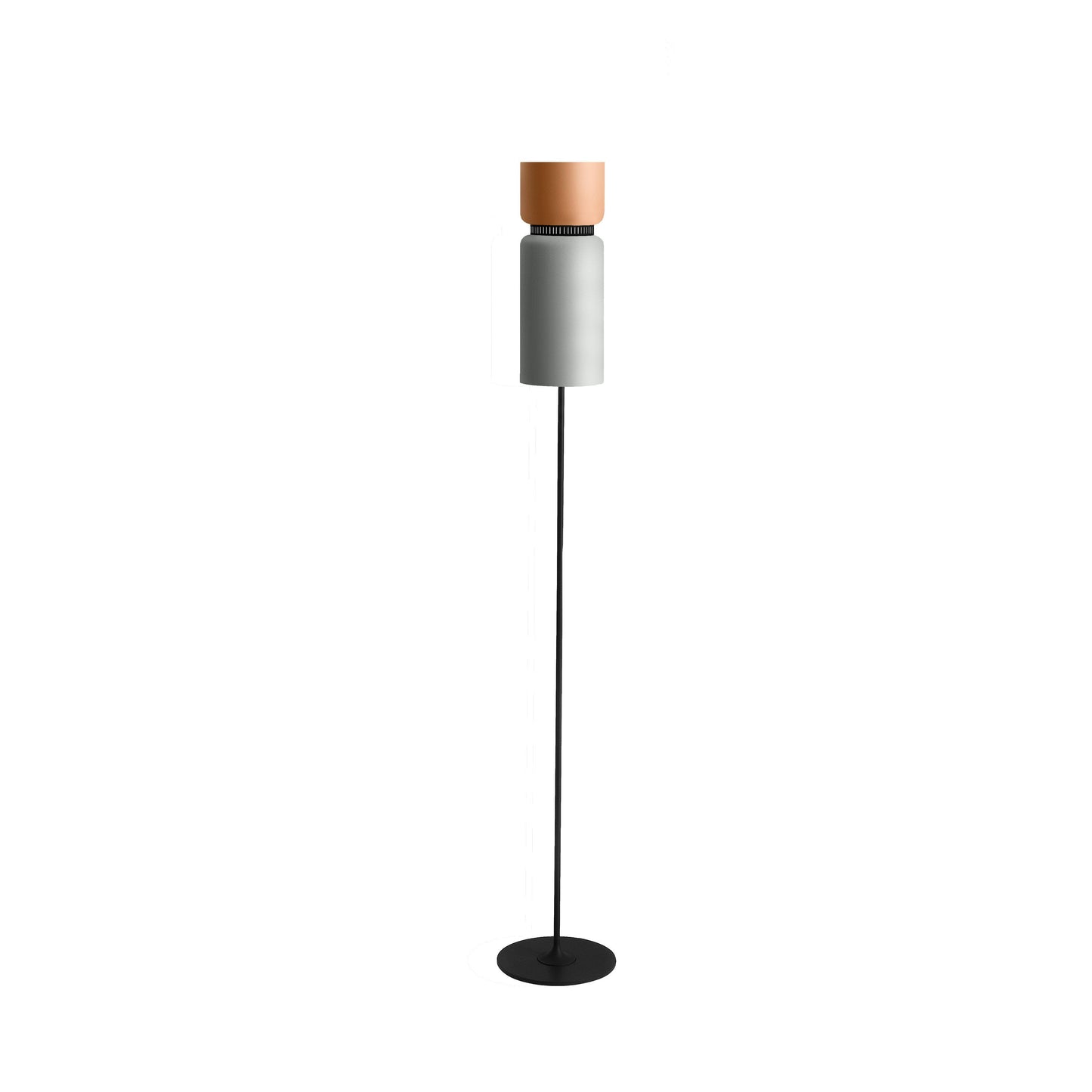 Aspen F17 Floor Lamp in Mango/Limestone.