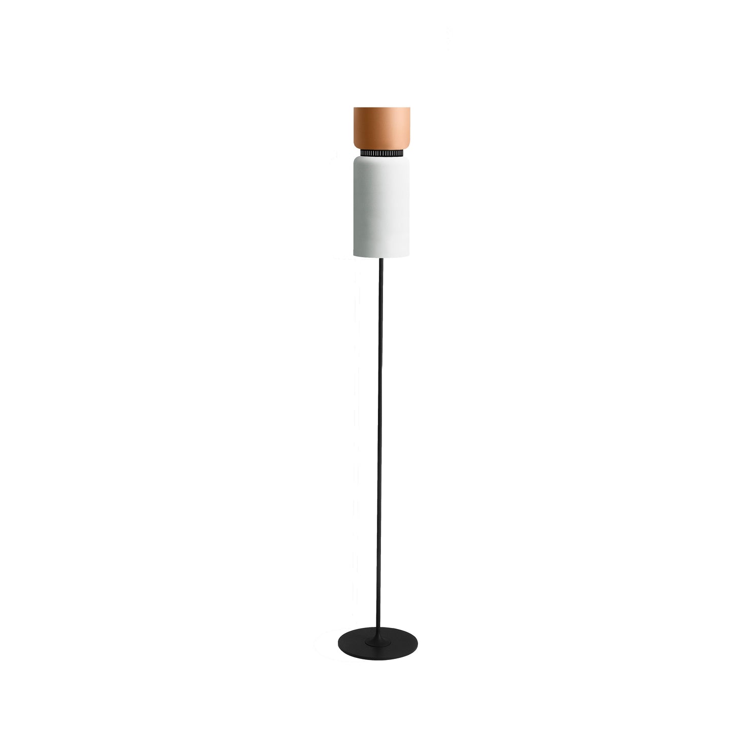 Aspen F17 Floor Lamp in Mango/Snow.