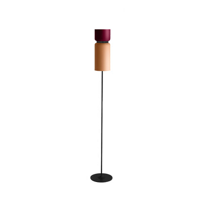 Aspen F17 Floor Lamp in Merlot/Mango.