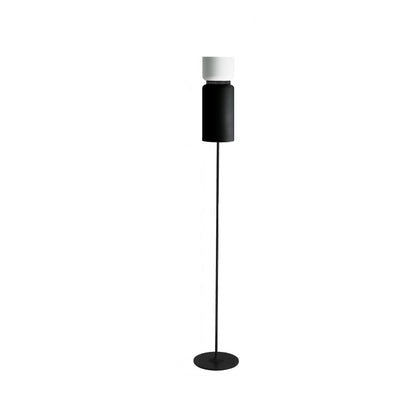 Aspen F17 Floor Lamp in Snow/Black.