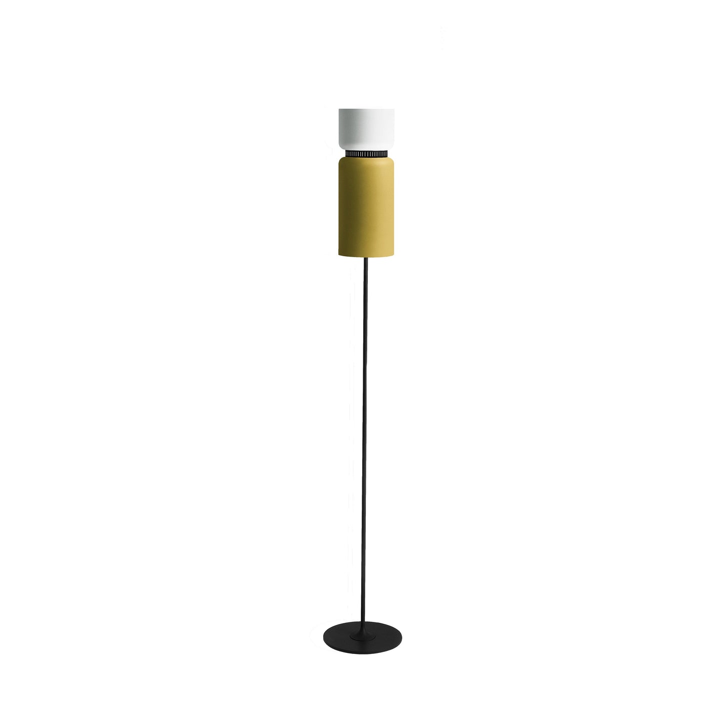 Aspen F17 Floor Lamp in Snow/Lemon.