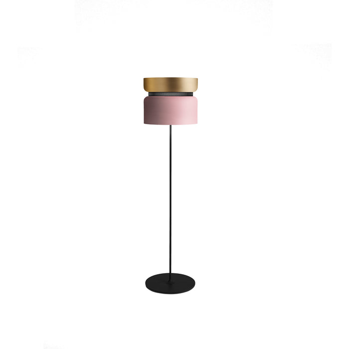 Aspen F40 Floor Lamp in Brass/Rose.