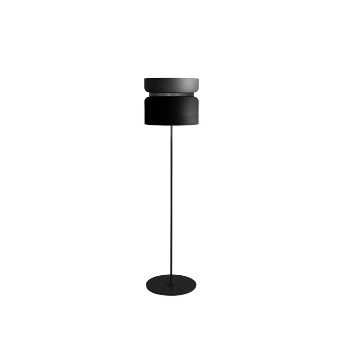 Aspen F40 Floor Lamp in Grey/Black.