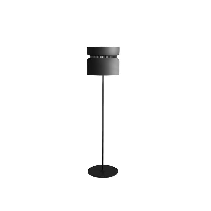Aspen F40 Floor Lamp in Grey/Grey.