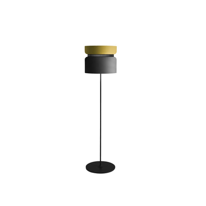 Aspen F40 Floor Lamp in Lemon/Grey.