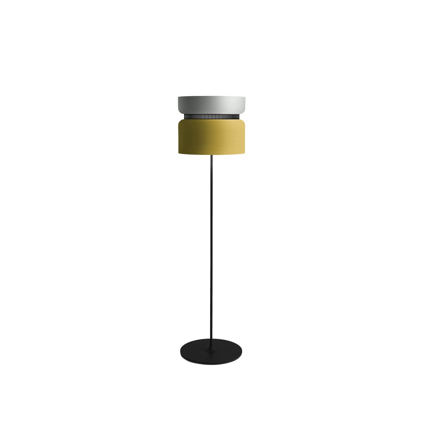 Aspen F40 Floor Lamp in Limestone/Lemon.