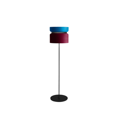 Aspen F40 Floor Lamp in Rose/Merlot.