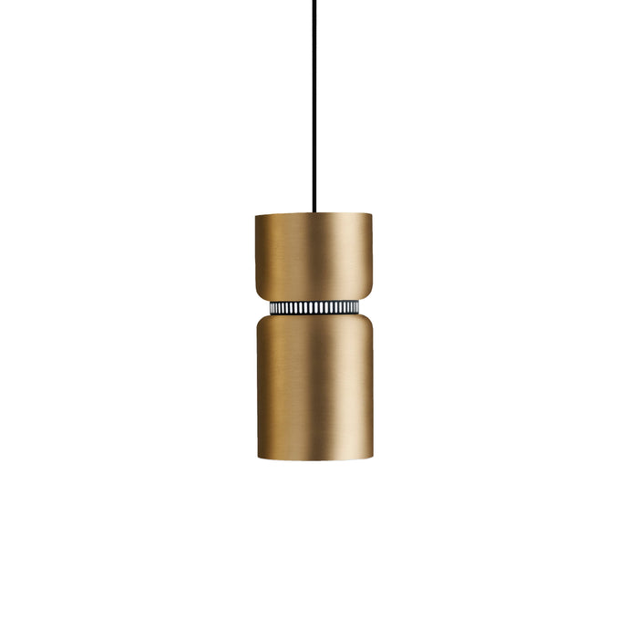 Aspen S17A Pendant Light in Brass/Brass.