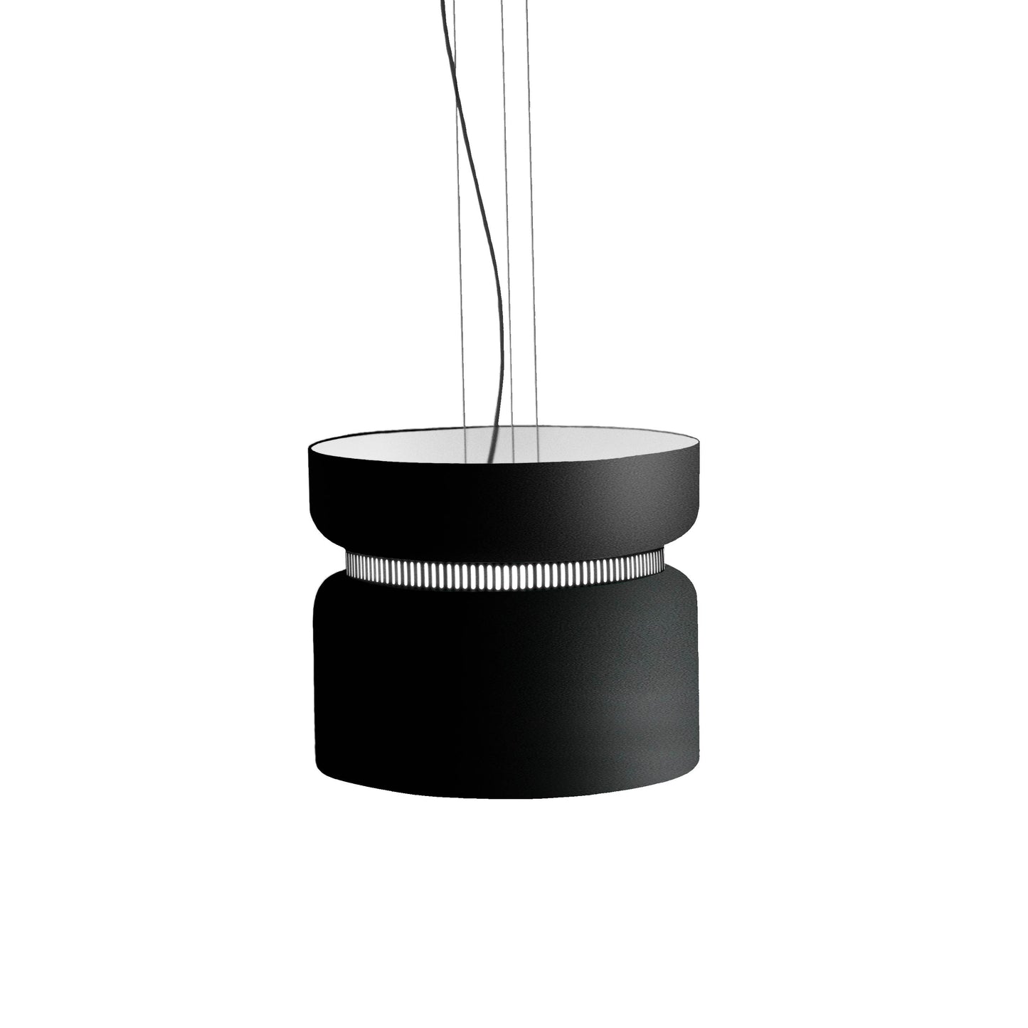 Aspen S40 Pendant Light in Black/Black.