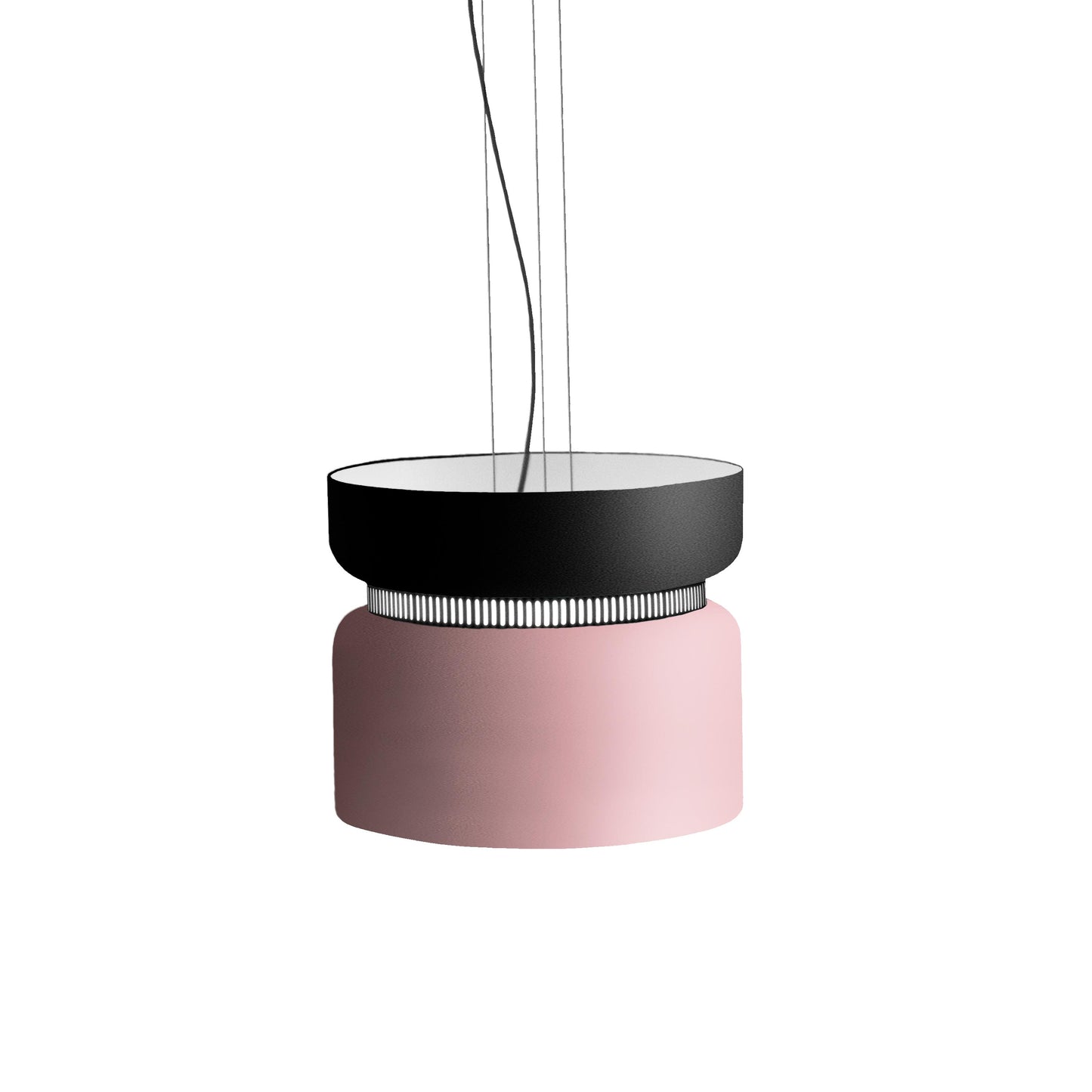 Aspen S40 Pendant Light in Black/Rose.