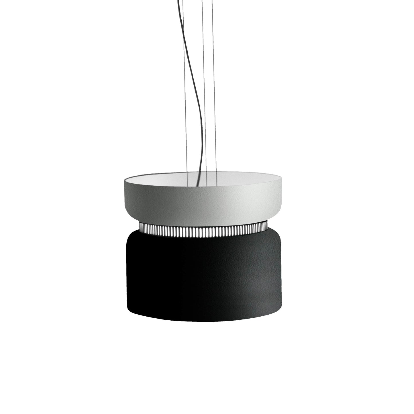 Aspen S40 Pendant Light in Limestone/Black.