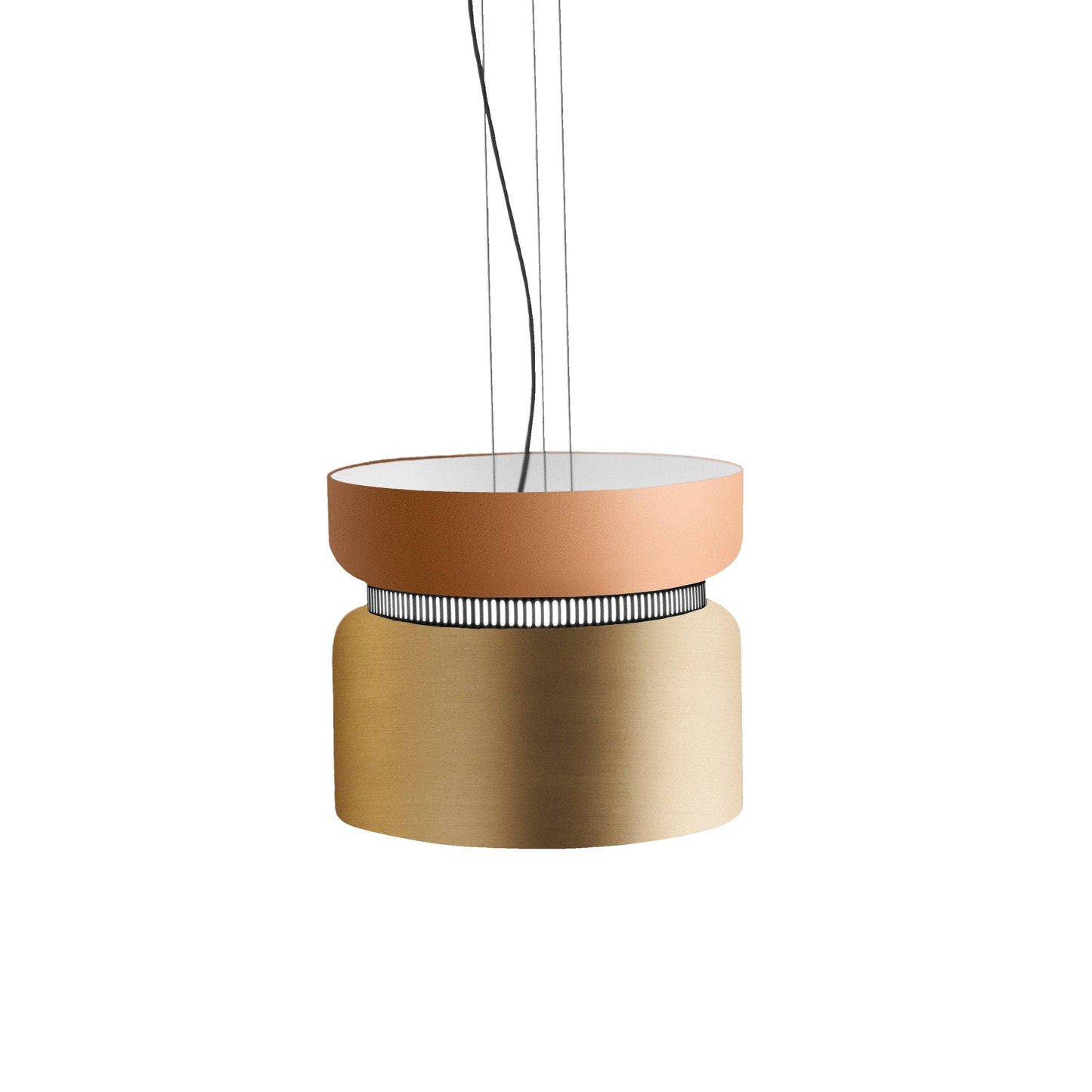 Aspen S40 Pendant Light in Mango/Brass.