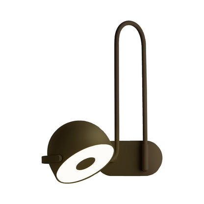 Bowee LED Adjustable Wall Light in Metallic English Bronze (Right).