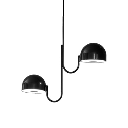 Bowee S2 LED Pendant Light in Black.