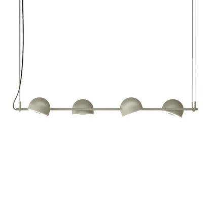 Bowee SH4 LED Linear Pendant Light in Beige.