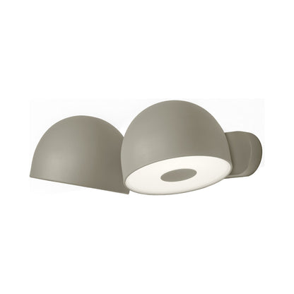 Bowee W LED Wall Light in Beige.