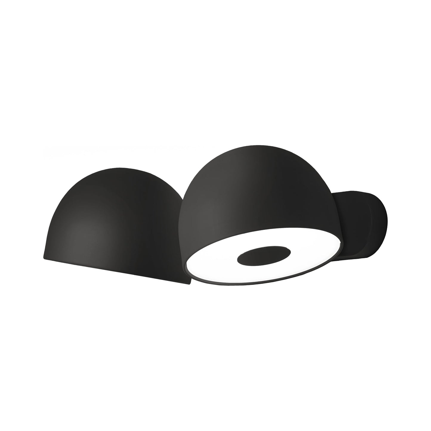 Bowee W LED Wall Light in Black.