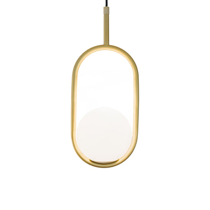 C_Ball S1 Pendant Light in Brass.