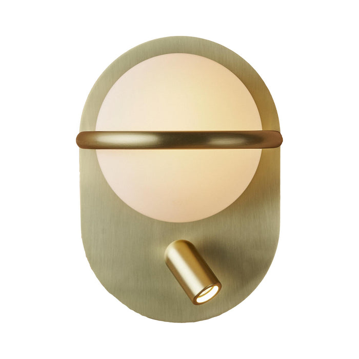 C_Ball W Wall Light in Brass (2-Light).