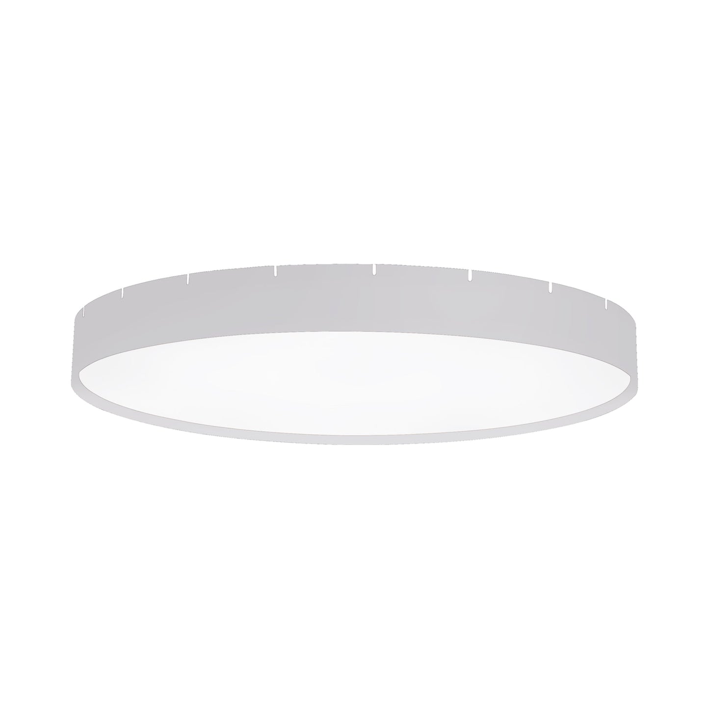 Castle C LED Flush Mount Ceiling Light in White.